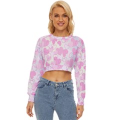 Valentine Background Hearts Bokeh Lightweight Long Sleeve Sweatshirt by Ravend