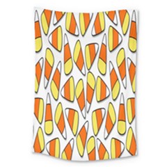 Candy Corn Halloween Candy Candies Large Tapestry