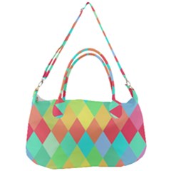 Low Poly Triangles Removable Strap Handbag