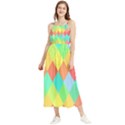 Low Poly Triangles Boho Sleeveless Summer Dress View1