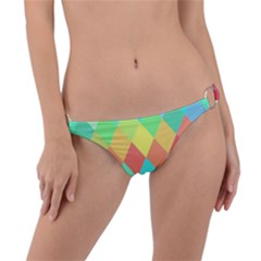 Low Poly Triangles Ring Detail Bikini Bottoms