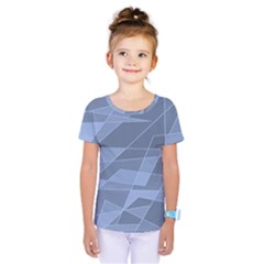 Lines Shapes Pattern Web Creative Kids  One Piece T-shirt