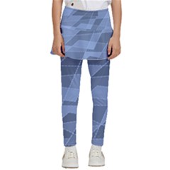 Lines Shapes Pattern Web Creative Kids  Skirted Pants by Ravend