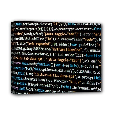 Close Up Code Coding Computer Deluxe Canvas 14  X 11  (stretched) by Amaryn4rt