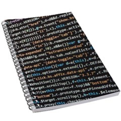 Close Up Code Coding Computer 5 5  X 8 5  Notebook by Amaryn4rt