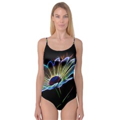 Flower Pattern Design Abstract Background Camisole Leotard  by Amaryn4rt