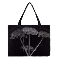 Dog Tube White Night Dark Ice Medium Tote Bag