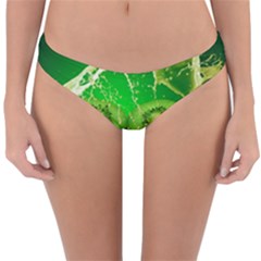 Kiwi Fruit Vitamins Healthy Cut Reversible Hipster Bikini Bottoms by Amaryn4rt