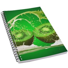 Kiwi Fruit Vitamins Healthy Cut 5 5  X 8 5  Notebook by Amaryn4rt