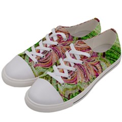Colorful Design Acrylic Canvas Men s Low Top Canvas Sneakers by Amaryn4rt