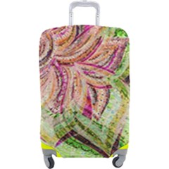 Colorful Design Acrylic Canvas Luggage Cover (large) by Amaryn4rt