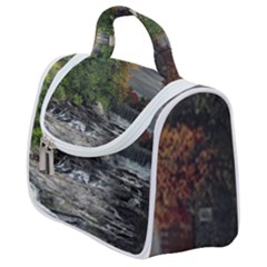 Landscape Summer Fall Colors Mill Satchel Handbag by Amaryn4rt