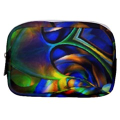 Light Texture Abstract Background Make Up Pouch (small) by Amaryn4rt