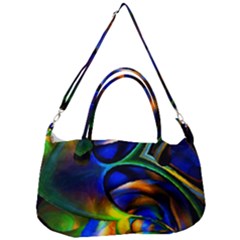 Light Texture Abstract Background Removable Strap Handbag by Amaryn4rt