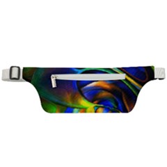 Light Texture Abstract Background Active Waist Bag by Amaryn4rt