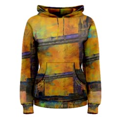 London Tower Abstract Bridge Women s Pullover Hoodie by Amaryn4rt