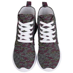 Full Frame Shot Of Abstract Pattern Women s Lightweight High Top Sneakers by Amaryn4rt