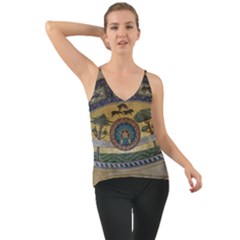 Peace Monument Werder Mountain Chiffon Cami by Amaryn4rt