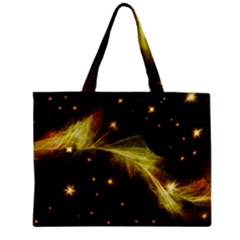 Particles Vibration Line Wave Zipper Mini Tote Bag by Amaryn4rt