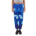 Starry Night In New York Van Gogh Manhattan Chrysler Building And Empire State Building Women s Jogger Sweatpants View1