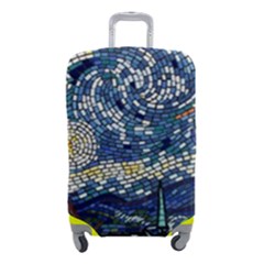 Mosaic Art Vincent Van Gogh Starry Night Luggage Cover (small) by Modalart