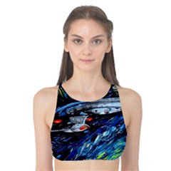 Star Ship Parody Art Starry Night Tank Bikini Top