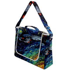 Star Ship Parody Art Starry Night Box Up Messenger Bag by Modalart