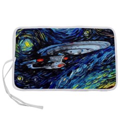 Star Ship Parody Art Starry Night Pen Storage Case (s) by Modalart