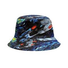 Star Ship Parody Art Starry Night Inside Out Bucket Hat by Modalart