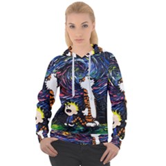 Cartoon Art Starry Night Van Gogh Women s Overhead Hoodie by Modalart