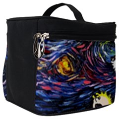 Cartoon Art Starry Night Van Gogh Make Up Travel Bag (big) by Modalart
