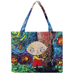 Cartoon Starry Night Vincent Van Gogh Mini Tote Bag by Modalart