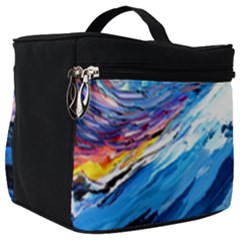 Mount Fuji Art Starry Night Van Gogh Make Up Travel Bag (big)