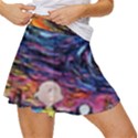 Cartoon Dog Vincent Van Gogh s Starry Night Parody Women s Skort View3