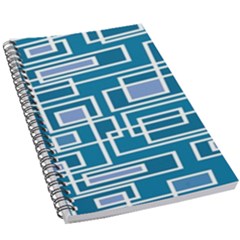 Geometric Rectangle Shape Linear 5 5  X 8 5  Notebook by Pakjumat