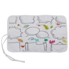 Set Chalk Out Chitchat Scribble Pen Storage Case (m) by Pakjumat