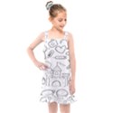 Baby Hand Sketch Drawn Toy Doodle Kids  Overall Dress View1