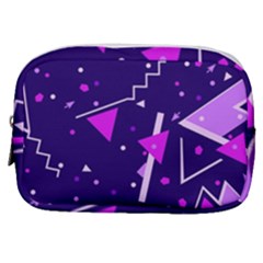 Memphis Pattern Geometric Abstract Make Up Pouch (small) by Pakjumat