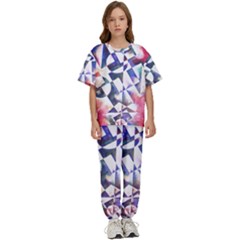 Abstract Art Work 1 Kids  T-shirt And Pants Sports Set by mbs123