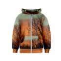 Twilight Sunset Sky Evening Clouds Kids  Zipper Hoodie View1