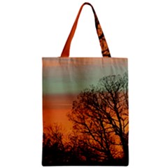 Twilight Sunset Sky Evening Clouds Zipper Classic Tote Bag by Amaryn4rt