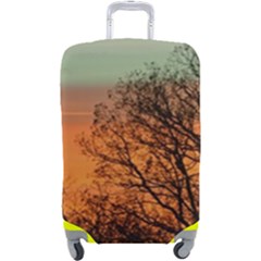 Twilight Sunset Sky Evening Clouds Luggage Cover (large) by Amaryn4rt