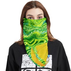 Zitro Abstract Sour Texture Food Face Covering Bandana (triangle) by Amaryn4rt