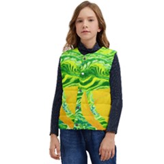 Zitro Abstract Sour Texture Food Kid s Button Up Puffer Vest	 by Amaryn4rt