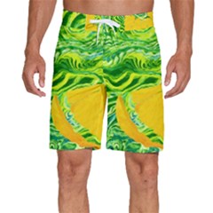 Zitro Abstract Sour Texture Food Men s Beach Shorts