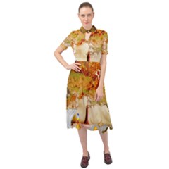 Art Kuecken Badespass Arrangemen Keyhole Neckline Chiffon Dress