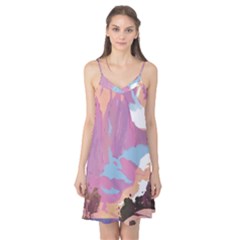 Pink Mountains Grand Canyon Psychedelic Mountain Camis Nightgown  by Modalart