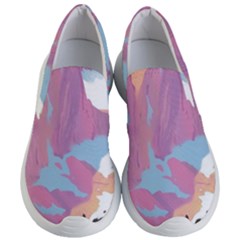 Pink Mountains Grand Canyon Psychedelic Mountain Women s Lightweight Slip Ons by Modalart