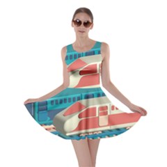 Bridge Transportation Train Toys Skater Dress by Modalart