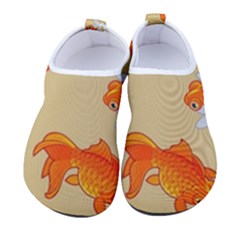 Gold Fish Seamless Pattern Background Kids  Sock-style Water Shoes
